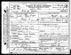 Death Certificate of Fred J Masten
